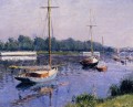 Le bassin d’Argenteuil paysage marin Gustave Caillebotte